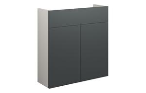 Eden 600mm Slim Basin Unit - Matt Graphite Grey (Grey Cab)